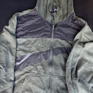 Nike Black and green mens hoodie size 2xl xxl